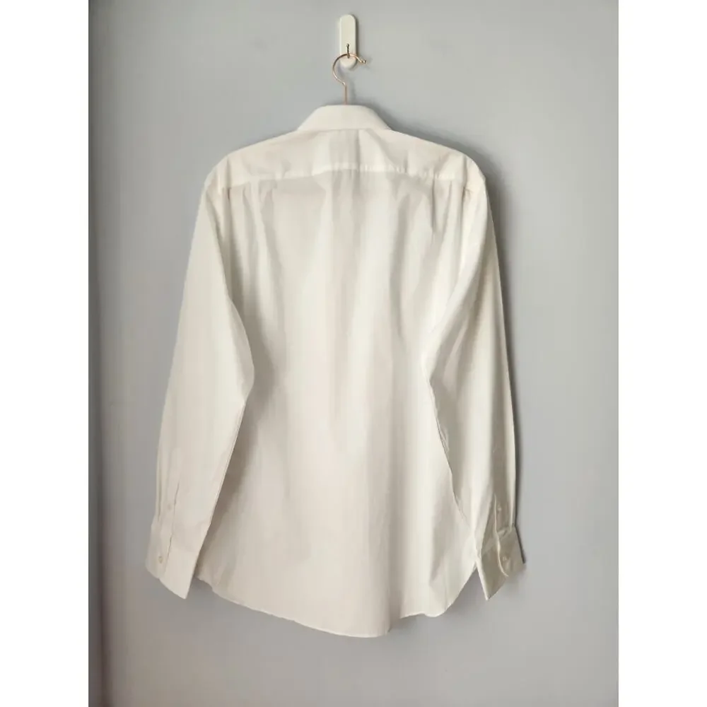 NWT J. Crew Men's Ludlow Premium Fine Cotton Dress Shirt White M